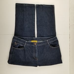 St. John  EUC dark wash straight legs jeans size 14